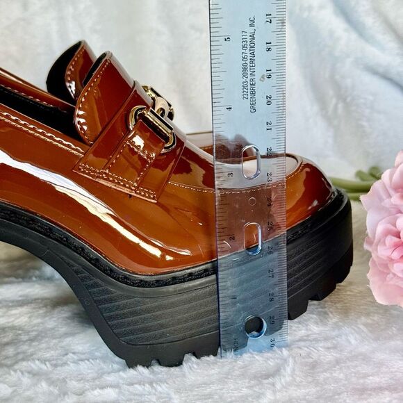 Brown Patent Leather Loafers - Picture 9 of 9